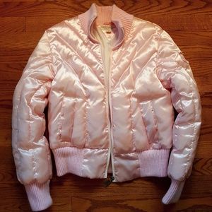 Tommy Hilfiger Pink Puffer Jacket Size L Vintage